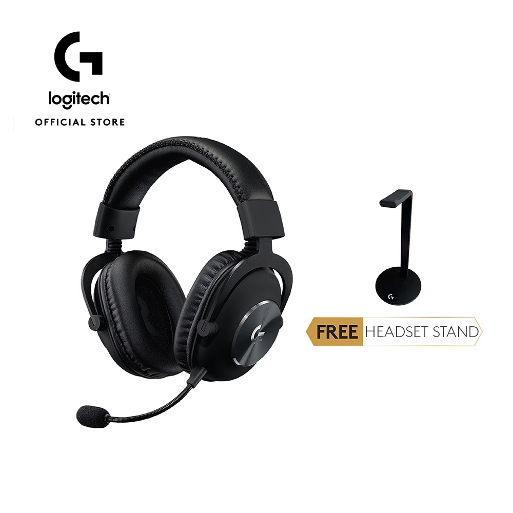 Logitech G PRO X Gaming Headset 2nd Generation with Blue VO!CE/DTS HeadphoneX 7.1 and 50 mm PRO