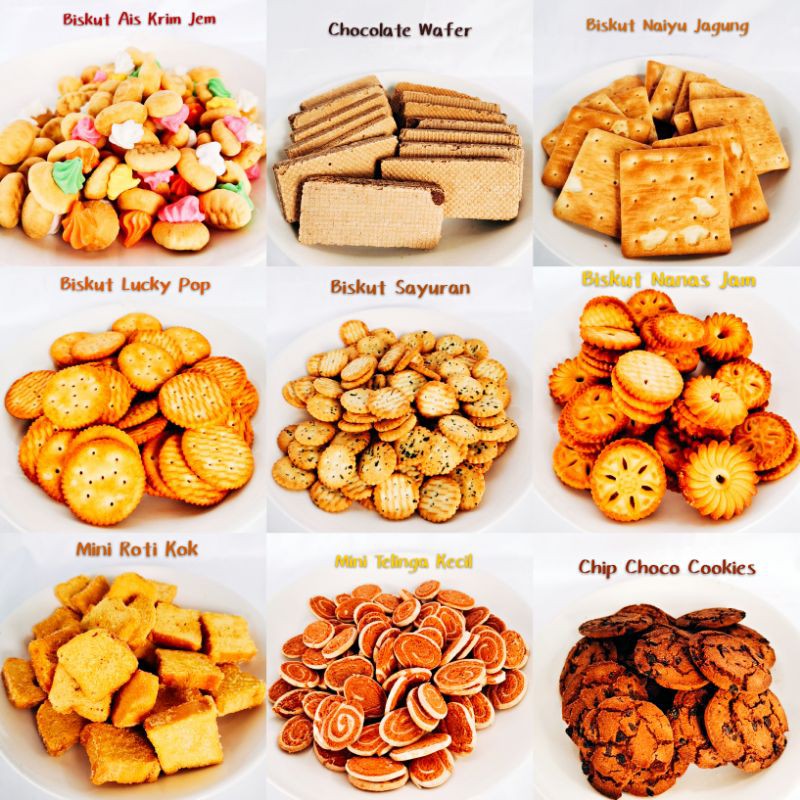 (Ready Stock) Biskut Timbang 250g/500g/1kg