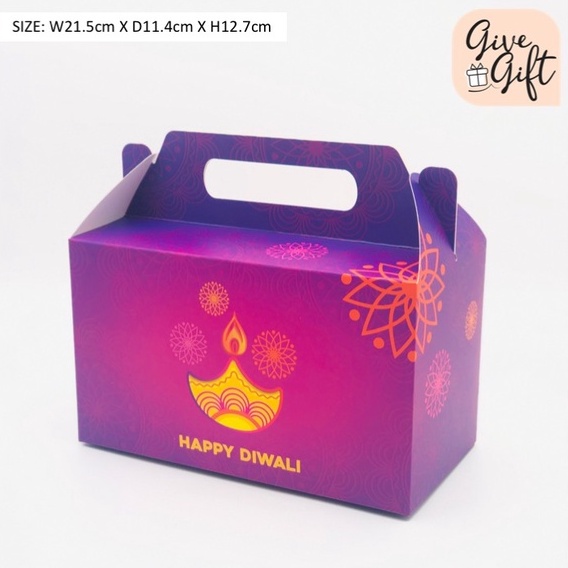 Deepavali Diwali Box Suitable for Cookies or Gift Box (Ready Stock