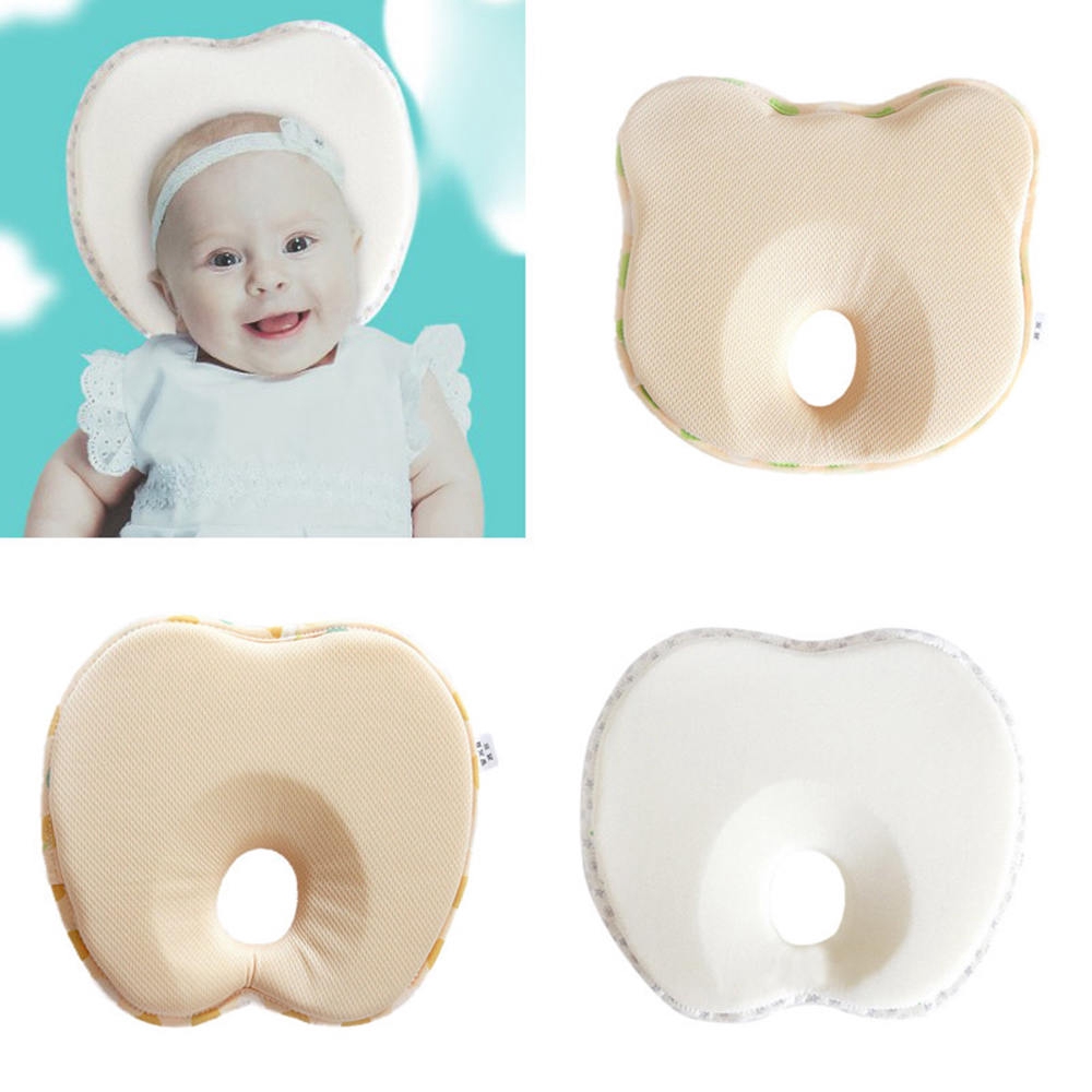 Newborn Baby Head Shaping Pillow Nursing Anti Roll Cute Infant