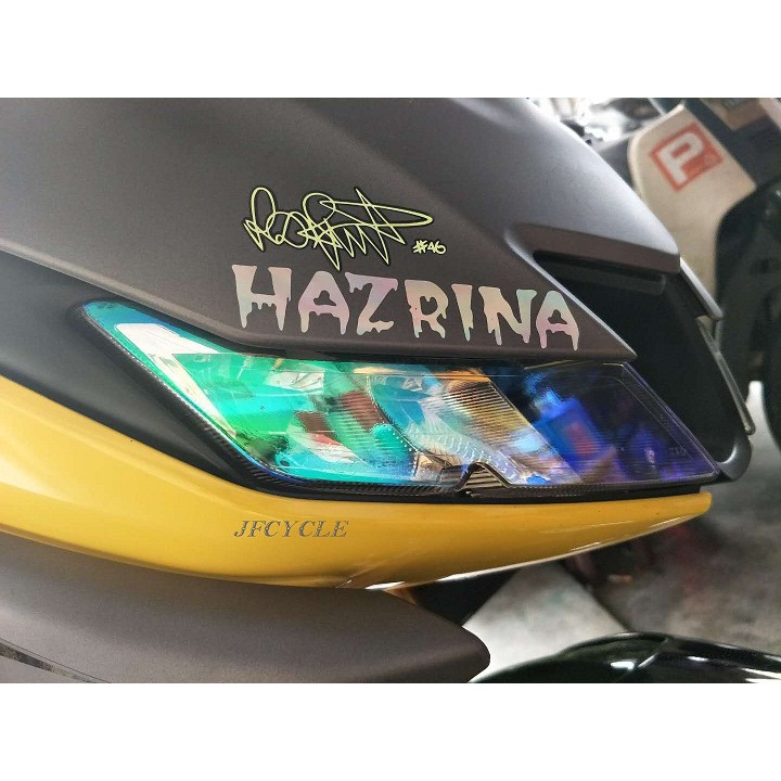 Yamaha R15  sticker  tinted HEADLAMP Tinted Lampu  Depan 