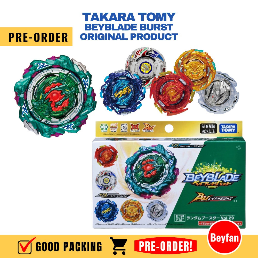 [PRE-ORDER] Takara Tomy Beyblade Burst B-198 Random Booster Vol. 29 ...