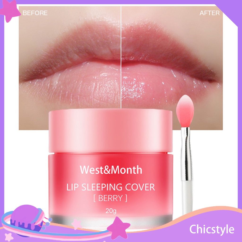 chicstyle Lightweight Lip Masque Lip Scrub Plumper Moisture Exfoliating