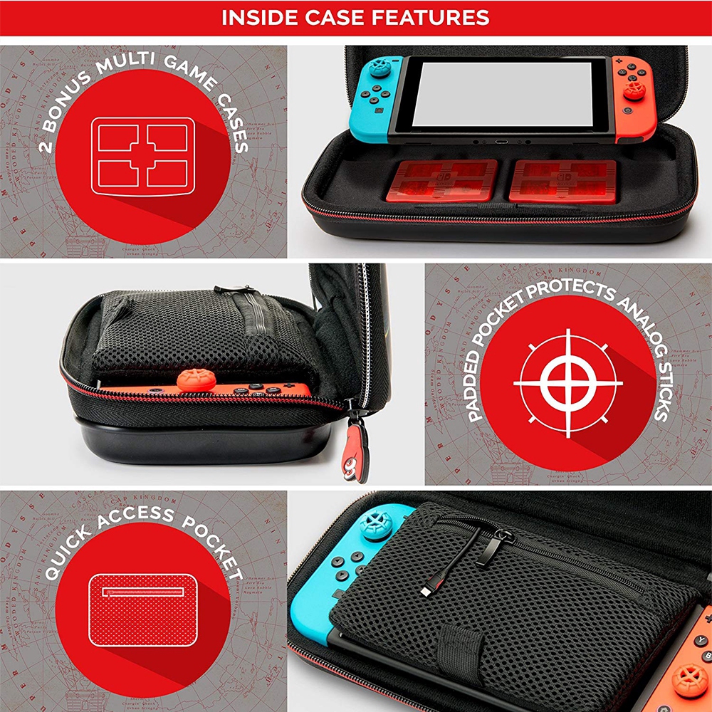 Nintendo Switch Deluxe Travel Case Super Mario Odyssey Nns58 Shopee Malaysia