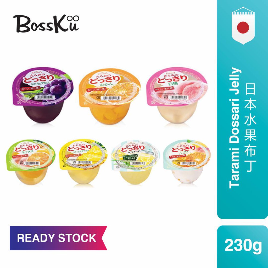 Tarami Dossari Jelly Grape Peach Orange Mix Pineapple Lemon Mix Yogurt 日本水果布丁230g Shopee Malaysia