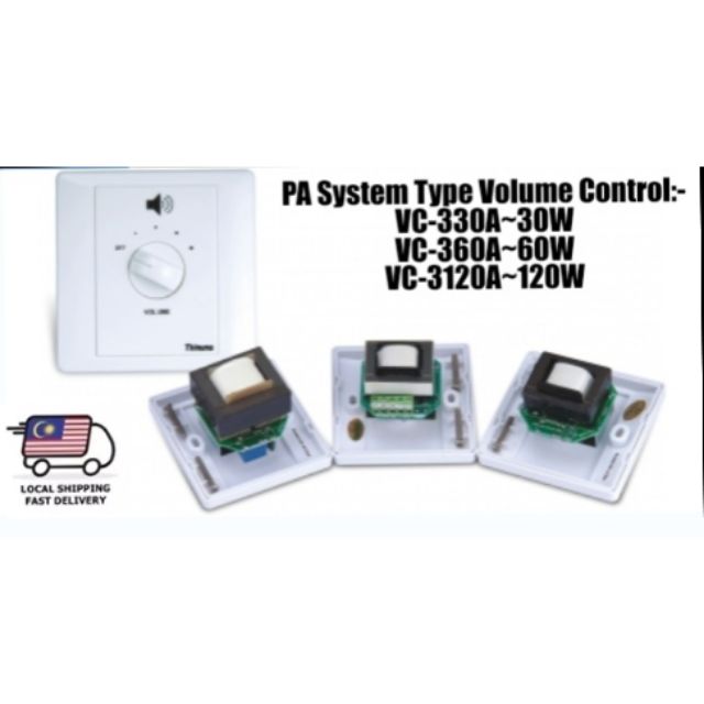 Thinuna 30W 60W 120W PA System volume control Shopee Malaysia