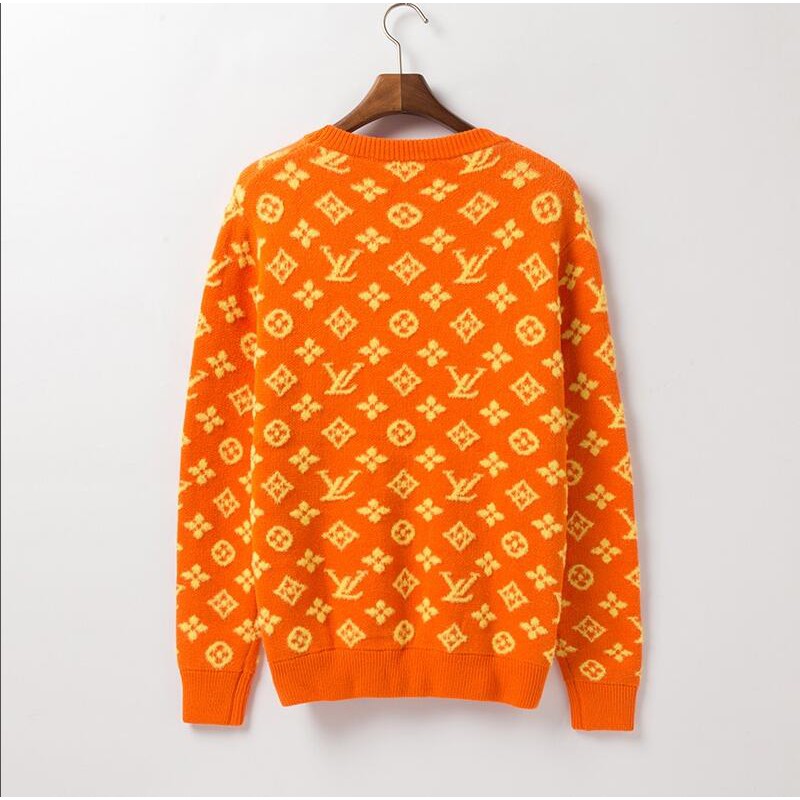 lv orange sweater