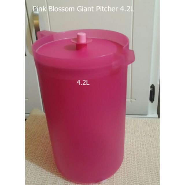 Tupperware Pink Blossom Giant Pitcher(1)  4.2L