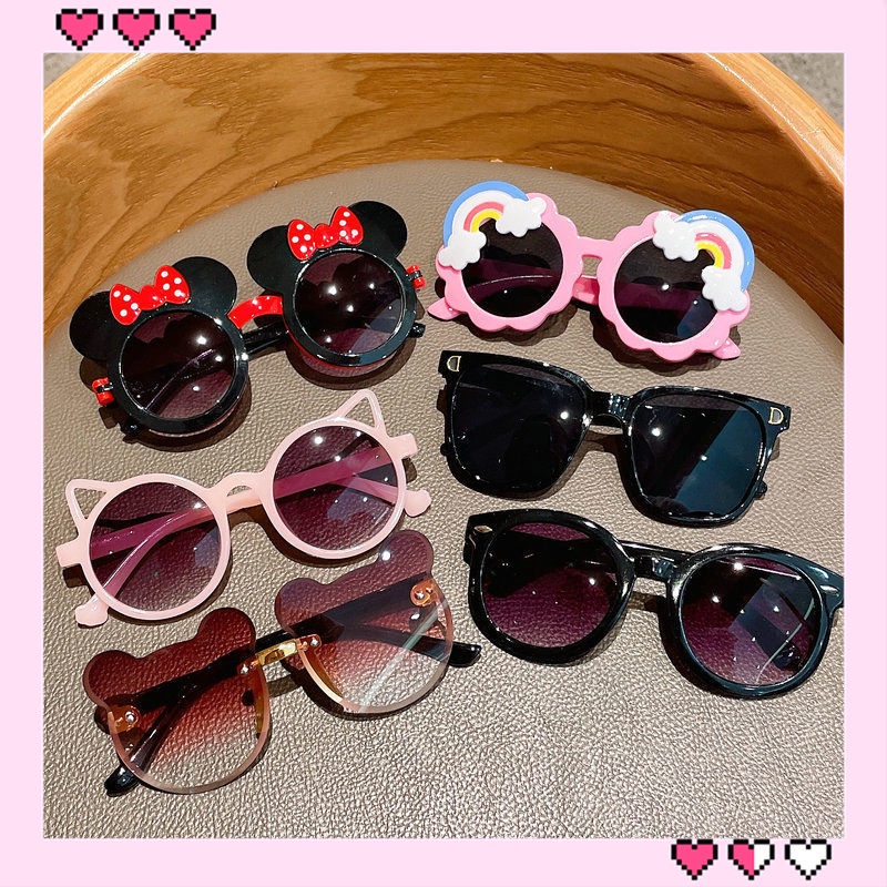 ✨[Fast delivery]✨Kids Girls Boys Sunglasses Shades Bright Lenses UV400 Protection Stylish Children Glasses