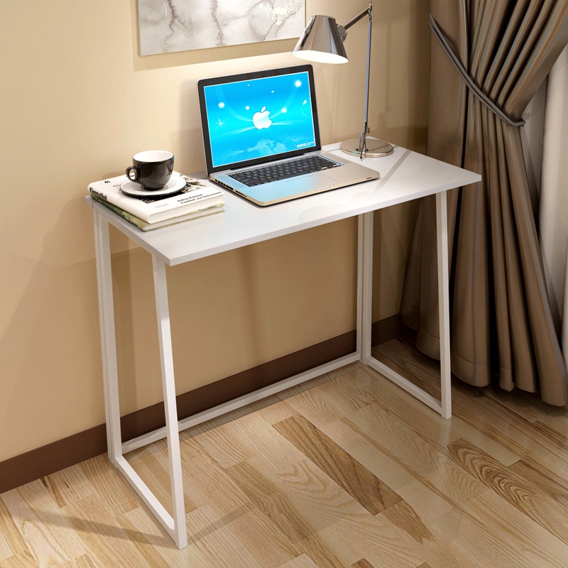 LifeStyle] Flodable table/Workstation Desk/Computer desk/Home office/work  from home/wfh/Folding office desk/laptop desk/small table - IKEA/MUJI Style  DIY/Foldable /with computer cart option | Shopee Malaysia