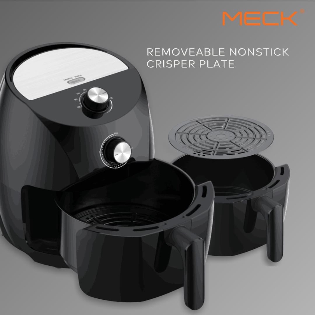 MECK Air Fryer 3.8L Large capacity 1400W Powerful circular System MAF