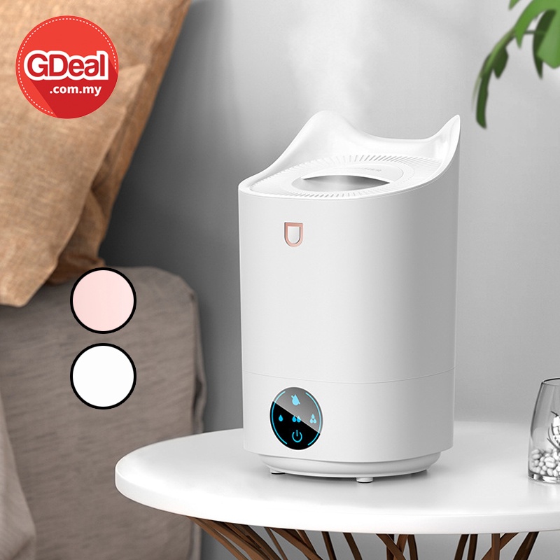 GDeal Smart Touch Large Capacity Dual Nozzle Humidifier 4L Humidifier Fog Aromatherapy Night Light