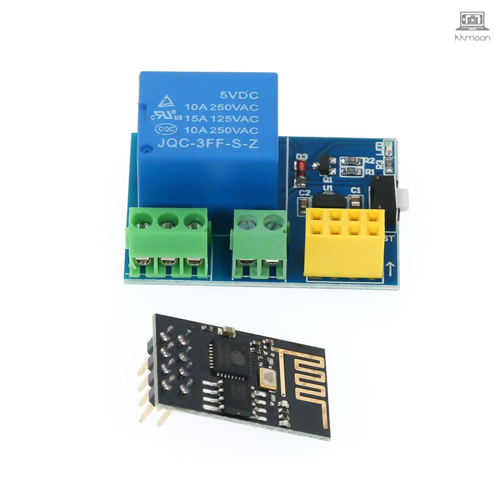 KKmoon ESP8266 Relay Module W-F Smart Socket Remote Smart Control Switch with ESP-01S Module