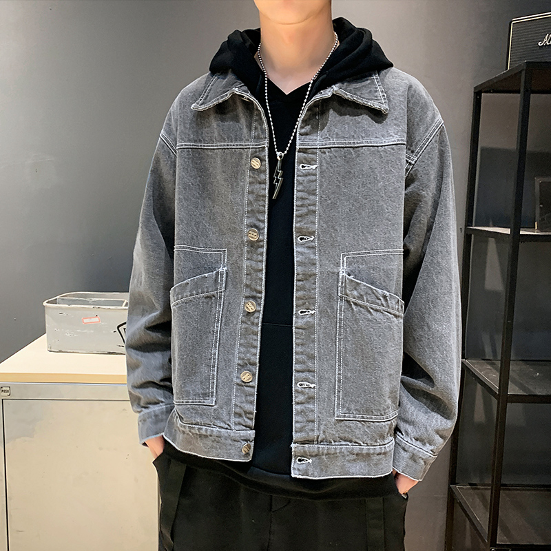 select black denim jacket