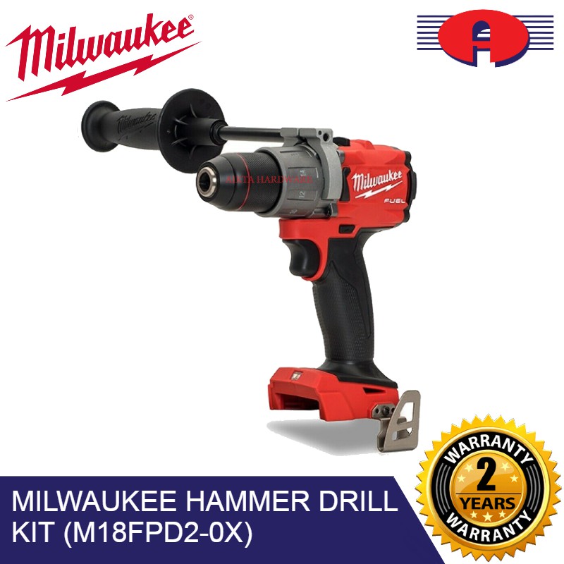 MILWAUKEE M18 FUEL HAMMER DRILL DRIVER KIT (M18FPD20X) Shopee Malaysia