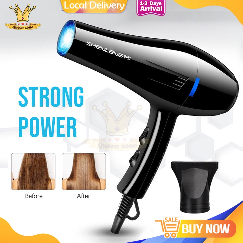 800W-1200W Hair Dryer Strong Power Barber Salon Styling Tools Hot/Cold Air Blow Dryer Pengering Rambut 吹风筒