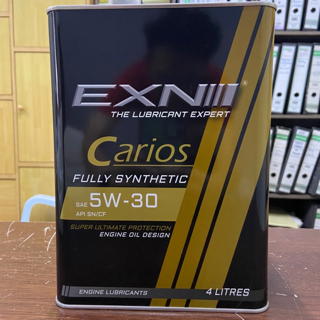 EXN SAE 5W30 CARIOS FULLY SYNTHETIC ENGINE OIL ( 4 LITRE ) Shopee