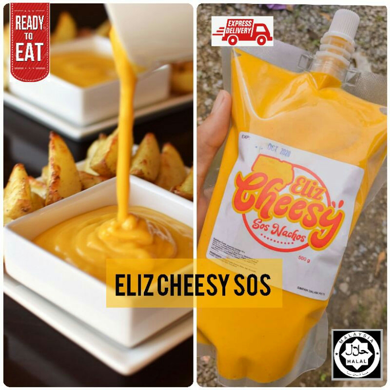 Sos Cheese Leleh Cheese Sauce Sos Cheese Nachos Sos Cheese Pedas Sos ...