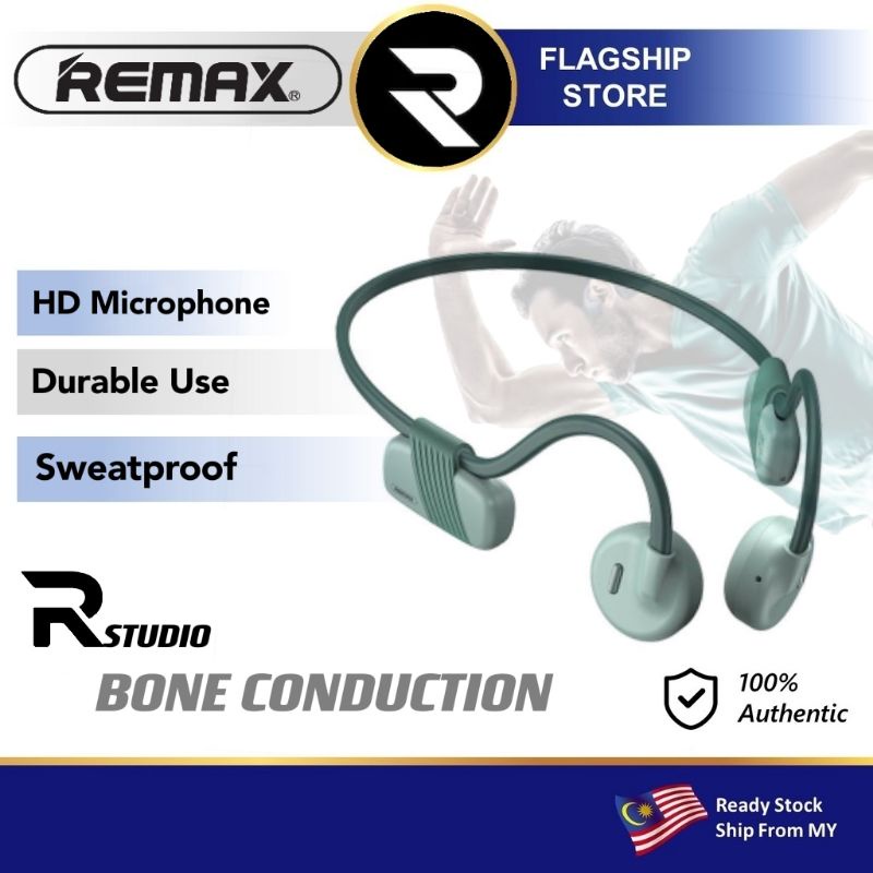 REMAX RBS36 Bone Conduction Bluetooth Headset with Shocking Sound