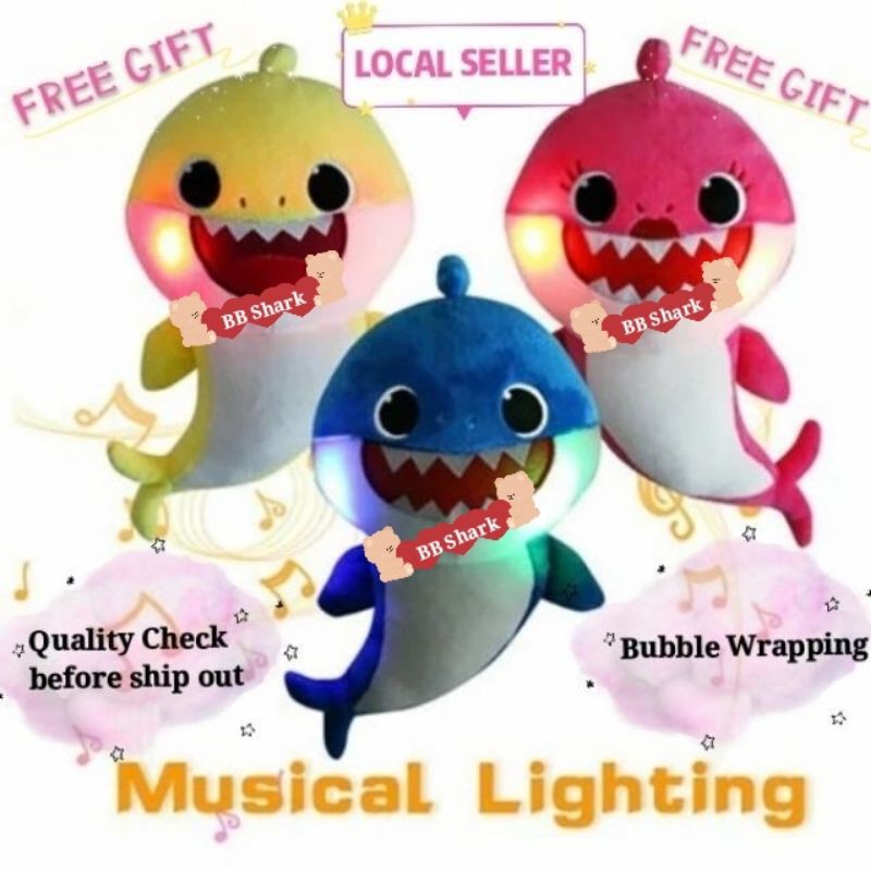 baby shark musical plush