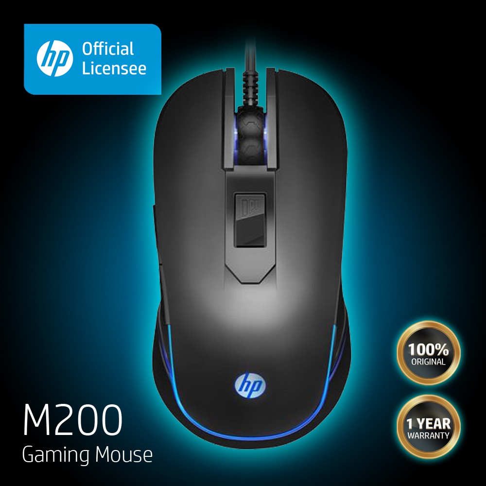 HP M200 USB Optical Gaming Mouse high DPI Shopee Malaysia