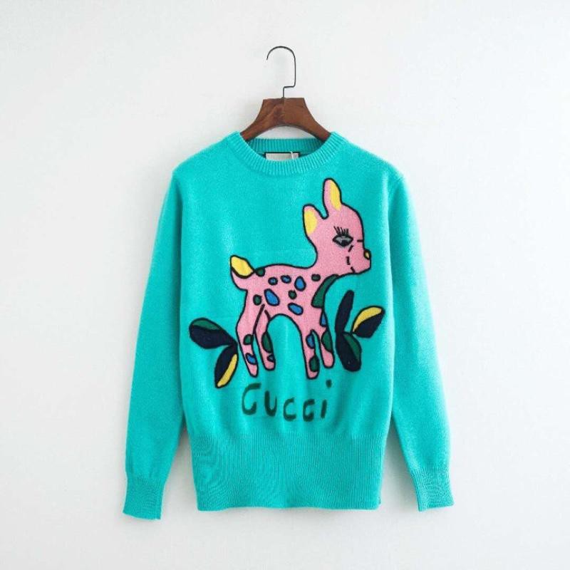 gucci deer sweater