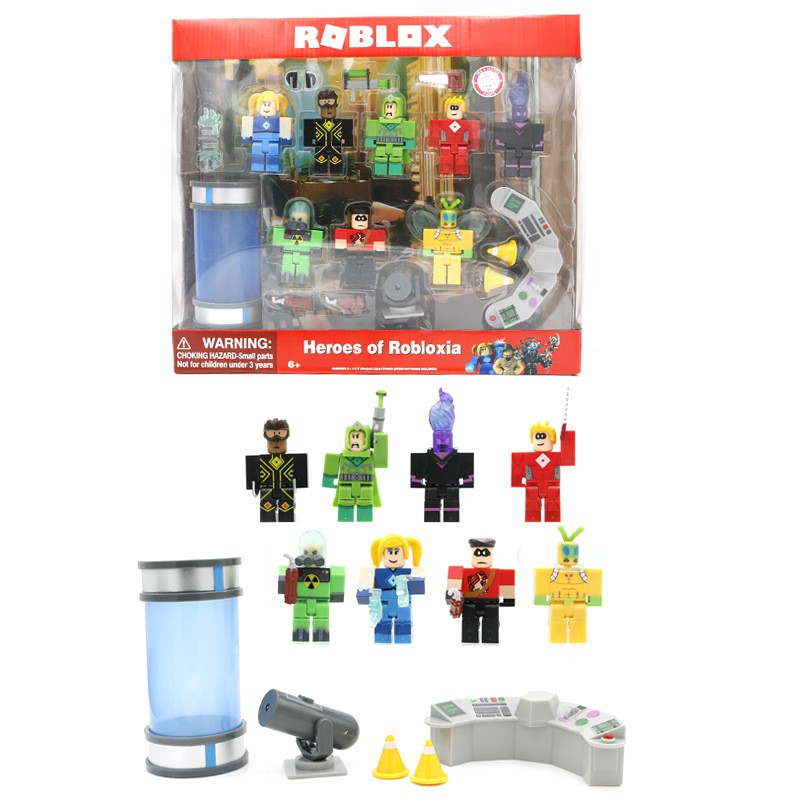 8pcs Set Roblox Building Blocks Heroes Of Robloxia Doll Virtual World Games Action Figure Shopee Malaysia - roblox building blocks heroes of robloxia doll virtual world games action figure