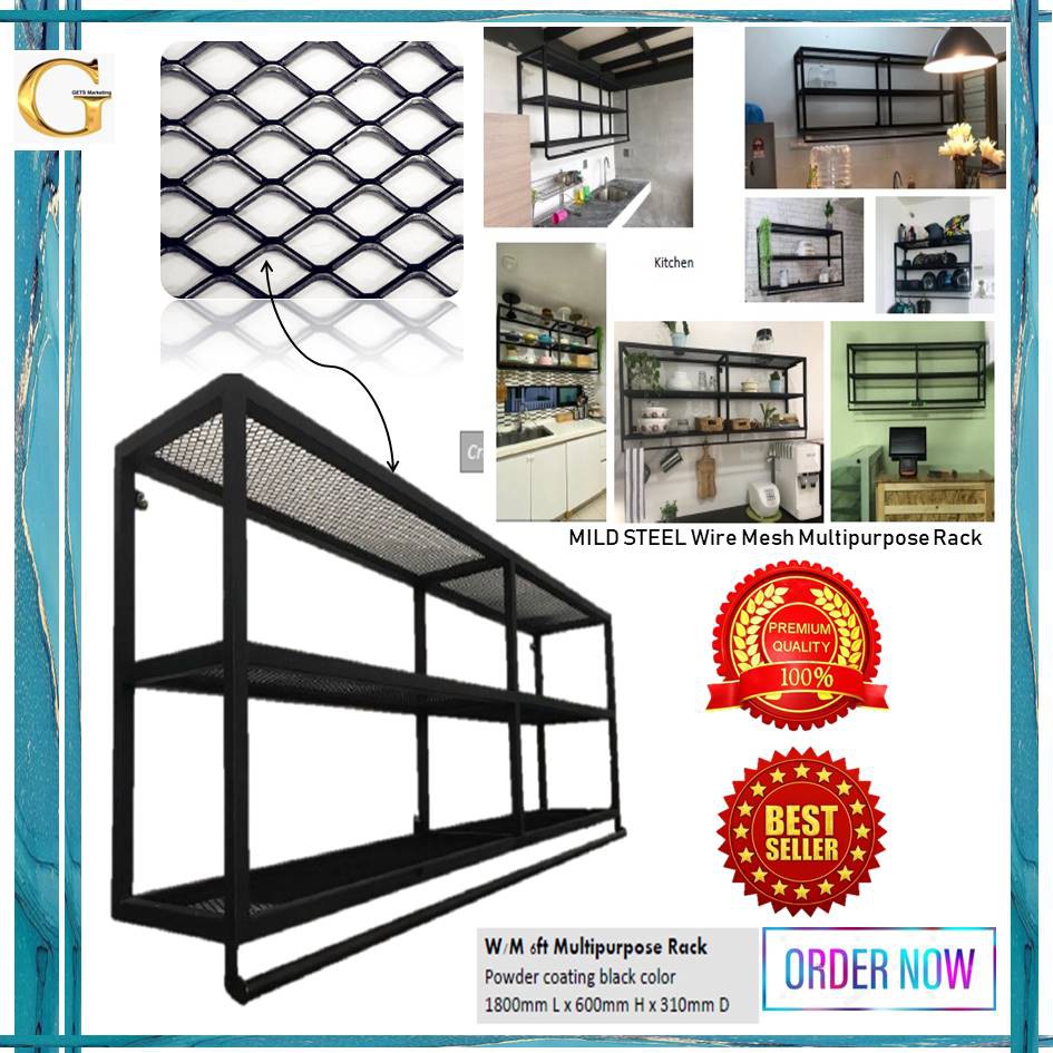 WireMesh 6ft Classical Multipurpose Rack Shopee Malaysia