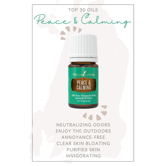 ORIGINAL Young Living Peace & Calming II Essential Oil 5ml | Shopee ...