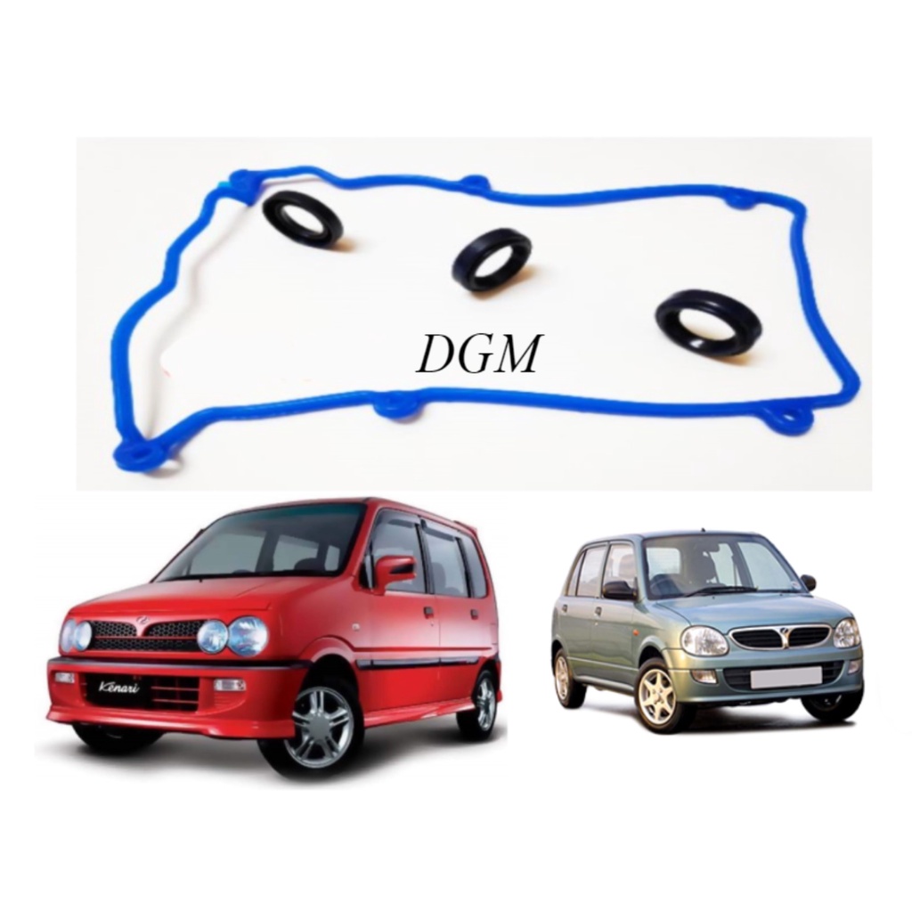 Perodua Kelisa Kenari Valve Cover Gasket (Silicone) With Plug Seal