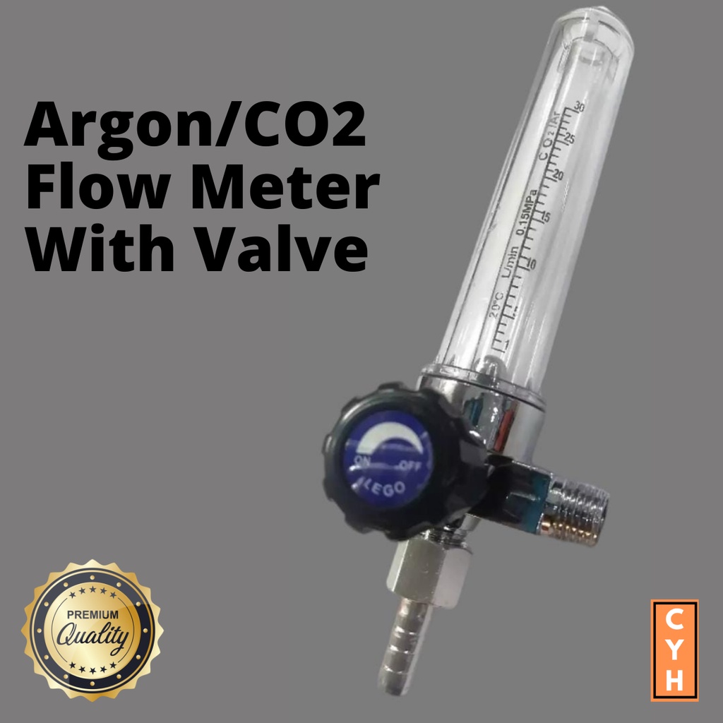 Gas Welder Argon CO2 Gas Flow Meter For Mig Tig Welder Gauge
