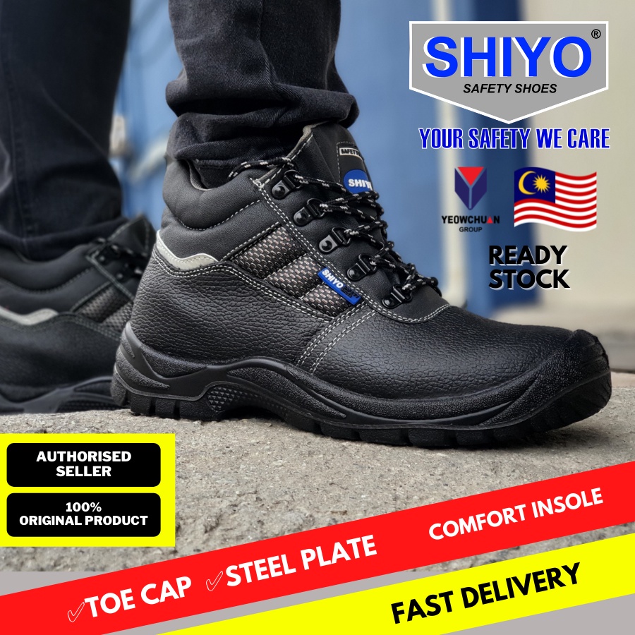 Shiyo, Safety Shoe, S-803 Middle Cut - Comfortable Anti-Puncture Anti ...