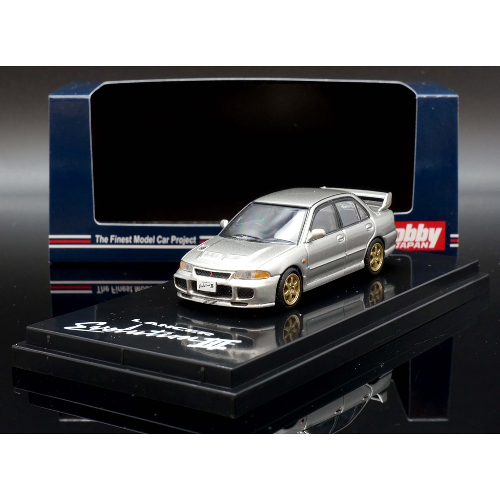 Hobby Japan 1/64 LANCER RS EVO 3 silver MASH Shopee Malaysia