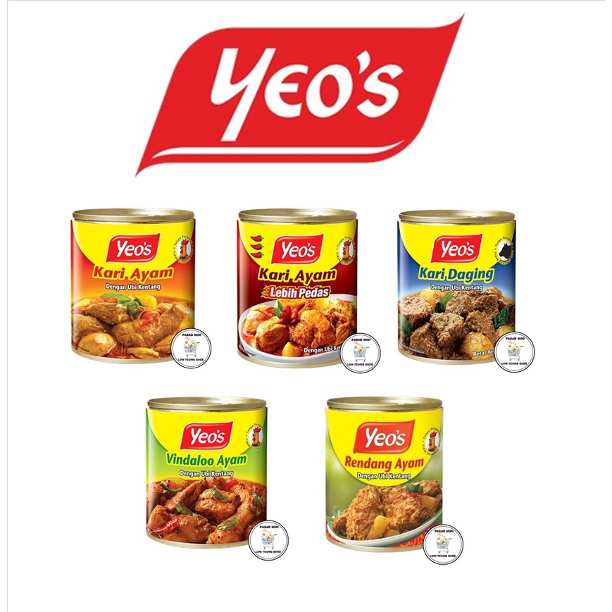 Yeo's Kari Ayam Chicken Curry 280g/Kari DagingBeef Curry 285g