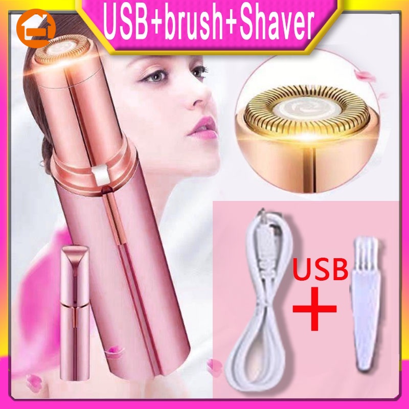 Electric Hair Removal Machine Eyebrow Trimmer Ladies Hair Removal Machine  Mini Facial Epilator | Shopee Malaysia