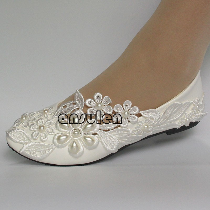 womens flat wedding shoes