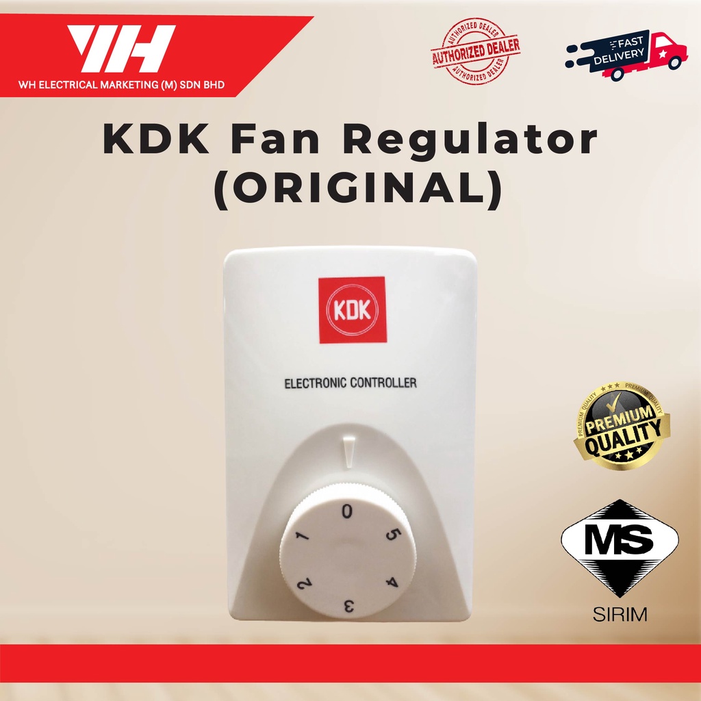 KDK Fan Regulator (ORIGINAL) / Ceiling Fan Regulator Electronic