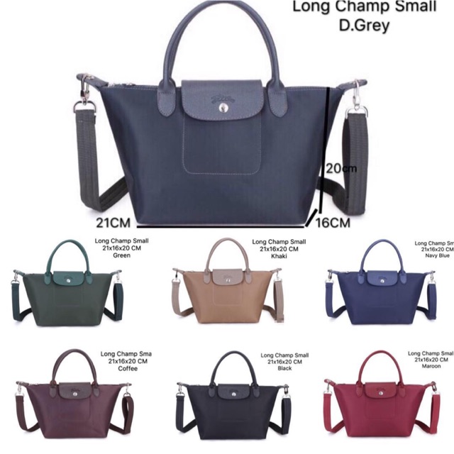 longchamp sling bag sizes