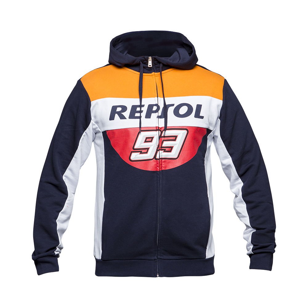 Marc Marquez 93 Repsol Hoodie Moto GP Motorcycle Racing Sports Fleece Sweatshirt
