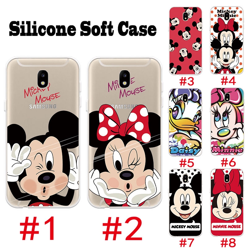 Samsung Galaxy J3 Pro J5 Pro J7 Pro 17 Phone Case Silicone Cover Soft Tpu Casing Cute Mickey Minnie Patterned Shopee Malaysia