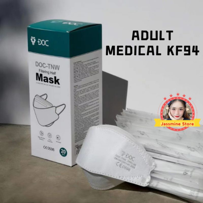 FFP3 DOC Medical Grade KF94 Face Mask 4ply Individual Pack (99) 25PCS