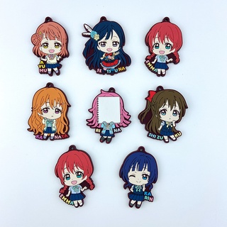 LoveLive!School idol project acrylic Keychain Key Ring Race Straps cosplay 
