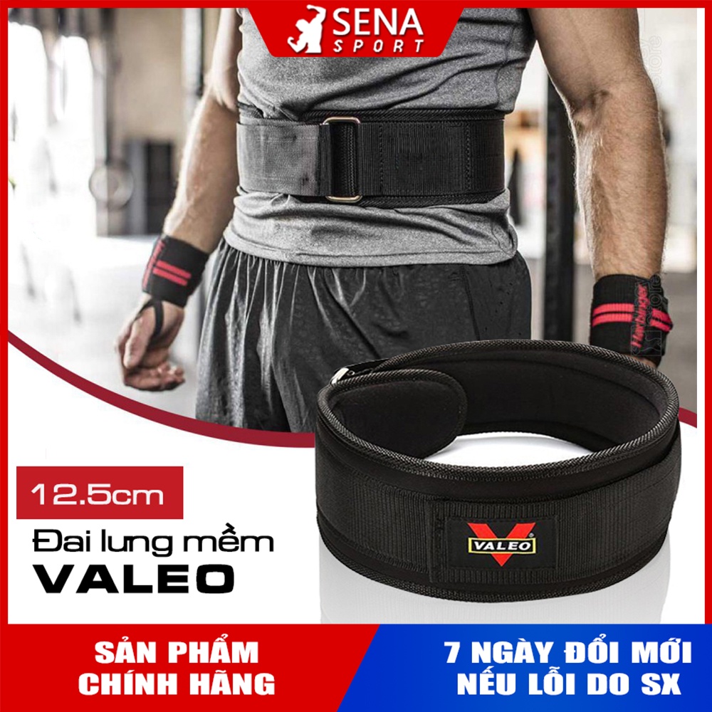 Valeo Genuine Gym Soft Belt 12.5cm Version Effective Back Protection, Weight Burden