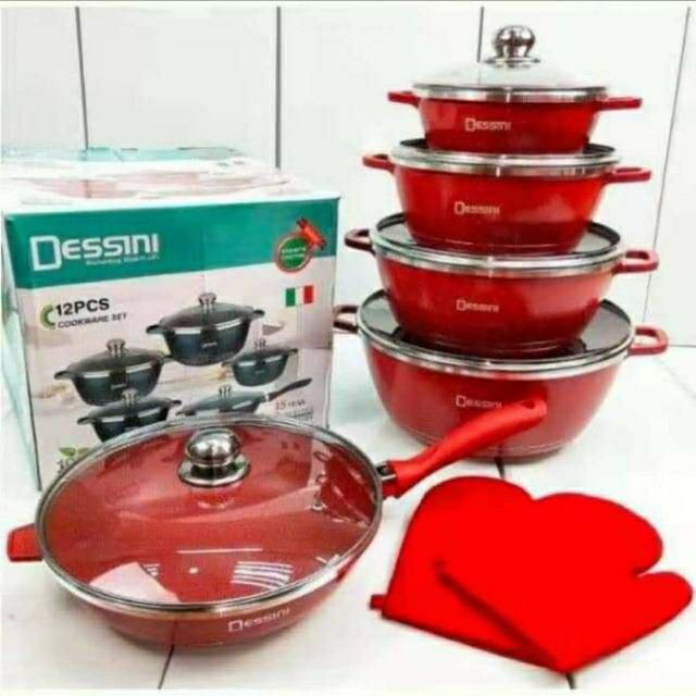 ((READY STOCK)) 12PCS DESSINI COOKWARE Shopee Malaysia