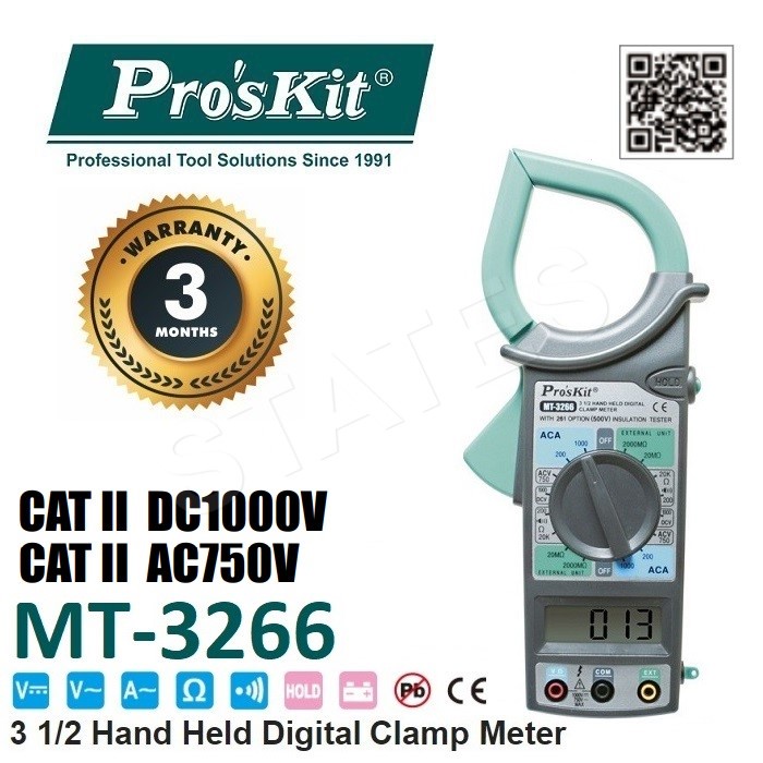 Image of Pro'sKit MT-3266 digital clamp meter