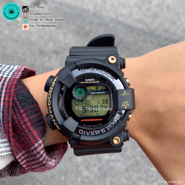casio g shock frogman 35th anniversary