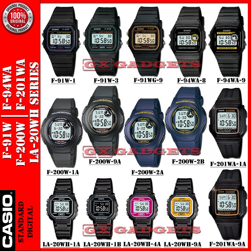 casio f series watches