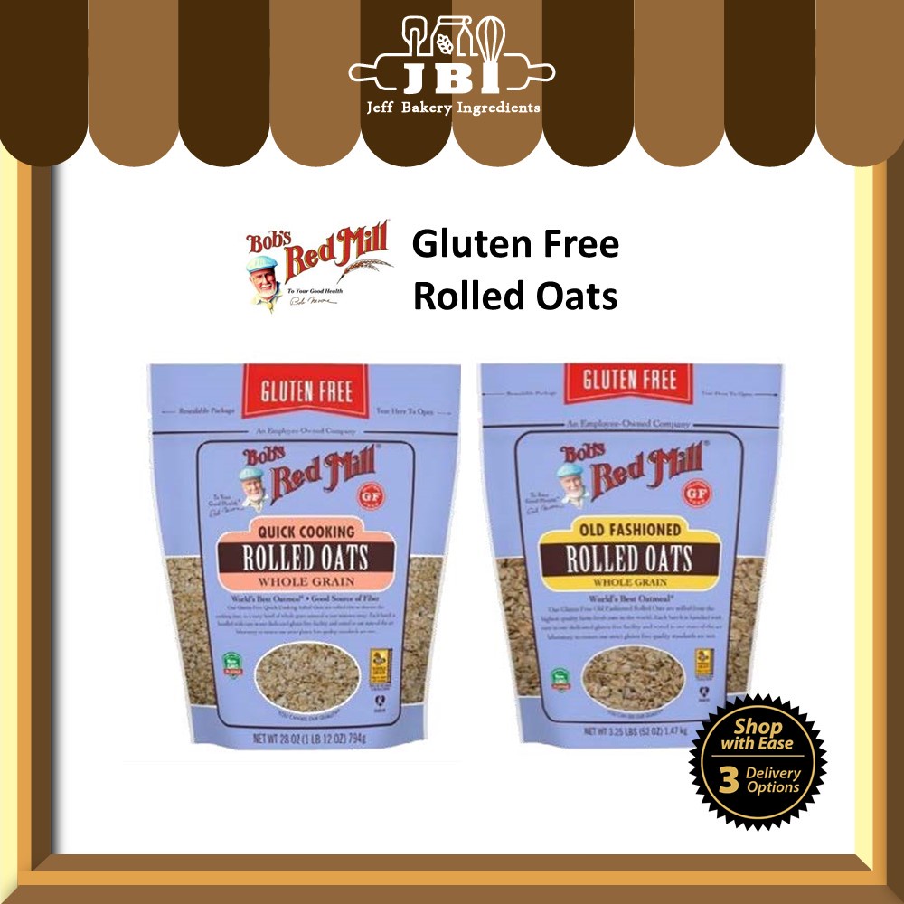 【Bob's Red Mill】Gluten Free Rolled Oats Old Fashioned 907g / Quick Cooking