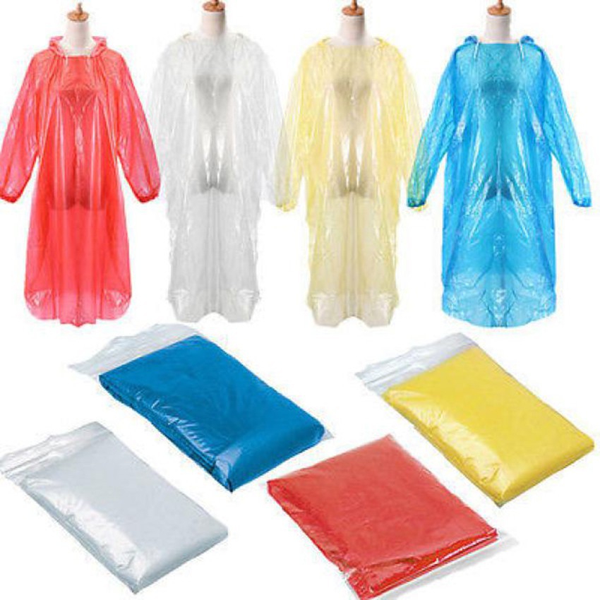 Raincoat Disposable Plastic Rain CoatJas Hujan Plastik  1x 