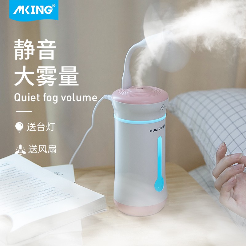 Mking Humidifier Mini Usb Mute Home Bedroom Small Desk Office Home